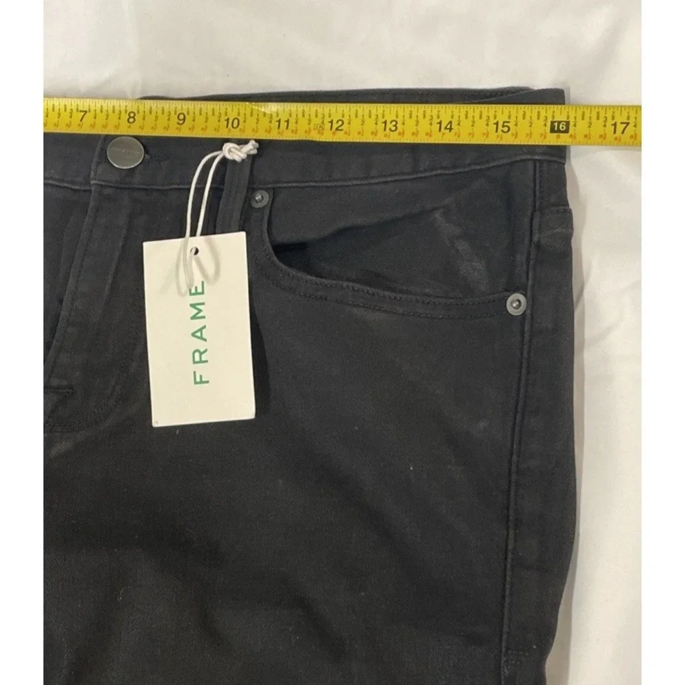 NWT‎ Frame Jagger True Skinny Black Jeans Style: LMHK795 Men's 32